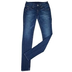 True Religion Women's Skinny Jeans - Dark Blue